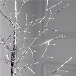 Светодиодное дерево «Серебристое» 1.8 м, 180 LED, постоянное свечение, 220 В, свечение белое
