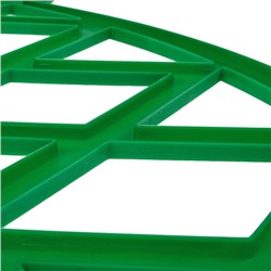 Ограждение декоративное, 35×232 см, 4 секции, пластик, зелёное, MODERN, Greengo