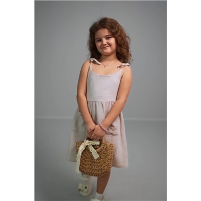 Платье для девочки из муслина Happyfox