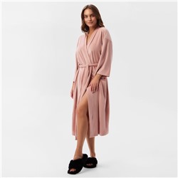Халат домашний женский KAFTAN Plushy, размер 44-46, розовый