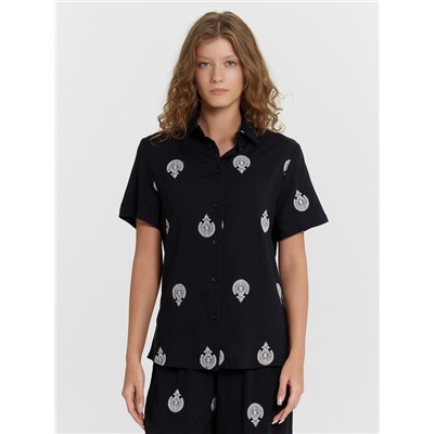 КОМПЛЕКТ ЖЕНСКИЙ (РУБАШКА, БРЮКИ) 192005-1