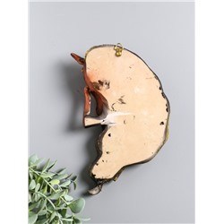 Панно настенное «Девушка с лошадью», декор, 20.5×13.5×4.5 см