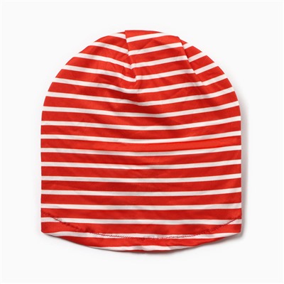 Шапка для девочки «Крошка Я. Полоска», размер 48, красная