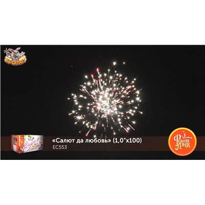 Фейерверк ЕС553 Салют да любовь (1" х 100)