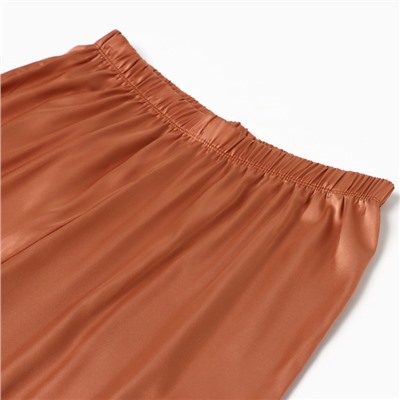 Брюки домашние женские KAFTAN Terracotta, размер 52-54