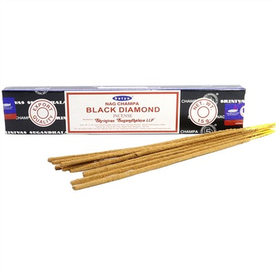SATYA Ароматические палочки Black Diamond 15 г х 12 уп.