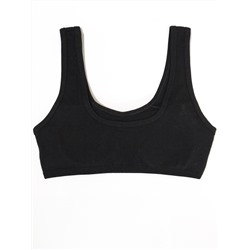 4409-02 Топ с поролоном черный (BAYKAR)