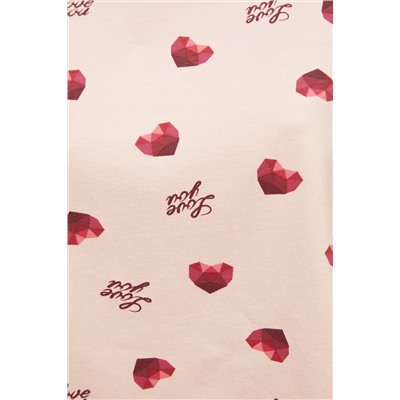 Пижама фуфайка (футболка), шорты жен Mia Cara SS21WJ330 French Kiss сердечки