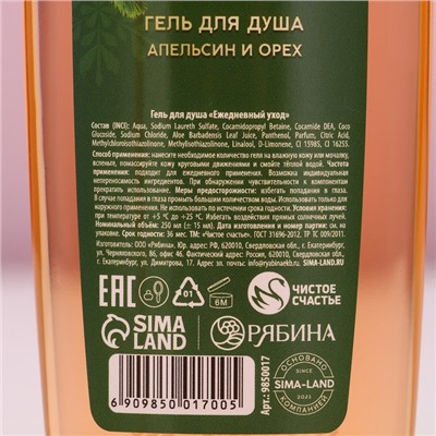 Подарочный набор «Чудес в Новом Году»: гель для душа и пена для ванны, 2×250 мл, Чистое счастье