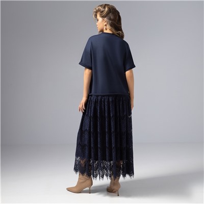 Платье комбинированное с кружевом, Откровенный шик (магия)