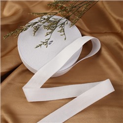 Резинка вязаная, 30 мм, 25±2 м, белая