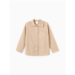 Рубашка для девочки MINAKU, бежевая, рост 128 см