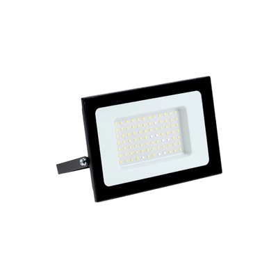 Прожектор светодиодный VKL Electric, 100 Вт, 12000 лм, 6500К, IP65, 220 В, чёрный, свечение холодное белое