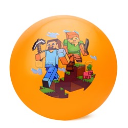 Мяч 23 см с наклейкой "Майнкрафт"