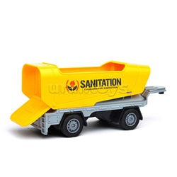 Машина "Трейлер с прицепом" (свет, звук) в коробке