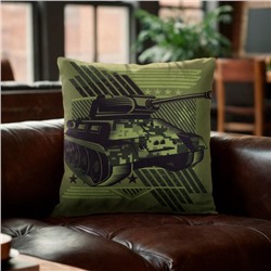 Наволочка декоративная «Этель. Танк», 40×40 см