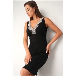 Женская сорочка из вискозы с кружевом Happyfox