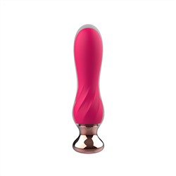 Розовый мини-вибратор Mini Vibrator с пультом ДУ - 12,5 см.