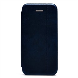 Чехол-книжка - BC002 для "Apple iPhone 5/iPhone 5S/iPhone SE" (blue) откр.вбок
