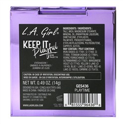 L.A. Girl, Keep It Playful Eye Palette, Playtime, 0.49 oz (14 g)