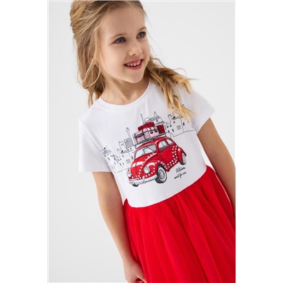 Платье трикотажное для девочек PLAYTODAY, 1241362