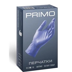 Перчатки нитриловые Primo ZHP Ice Blue Nitrile, размер M, 100 шт. (50 пар)