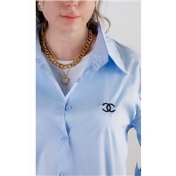 Рубашка оверсайз хлопок y2k НАТАЛИ, 1124645