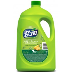 LION CHARM Green Средство для мытья посуды, овощей и фруктов (Зеленый чай) 3000 г