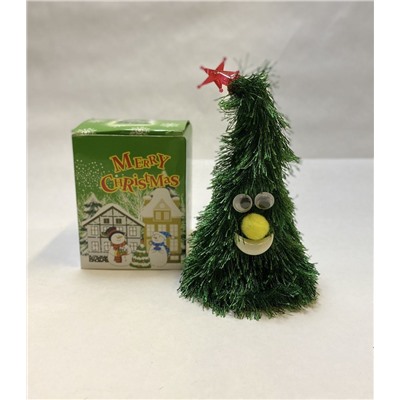 Елка поющая, тацующая на батарейках