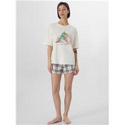 КОМПЛЕКТ ЖЕНСКИЙ (ДЖЕМПЕР, ШОРТЫ) 592591