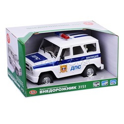 Машина "Внедорожник. ДПС" в коробке