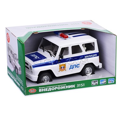 Машина "Внедорожник. ДПС" в коробке