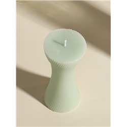 Свеча декоративная «Талия», нежно-зелёная, 5.8×5.8×13.2 см