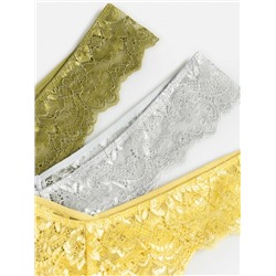 Трусы стринг женские в наборе из 3 шт. Metalita