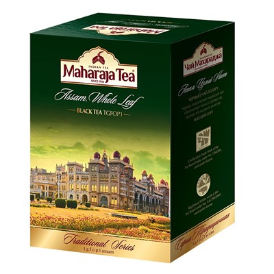Maharaja Tea Assam Whole Leaf/ Чай Ассам Цельнолистовой 100г