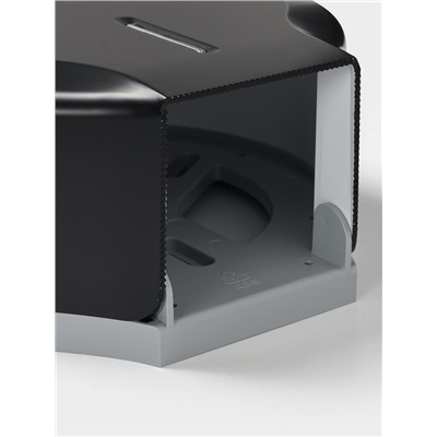 Диспенсер для туалетной бумаги SAVANNA, пластик, чёрный, втулка 4 см