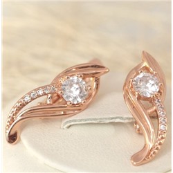 Серьги позолота H01-6147