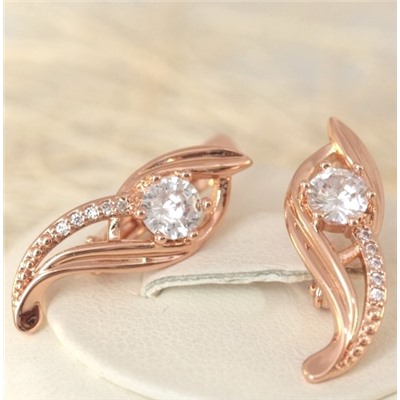 Серьги позолота H01-6147