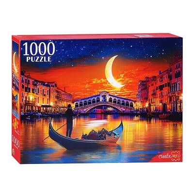 Пазлы 1000 "Ночная Италия"