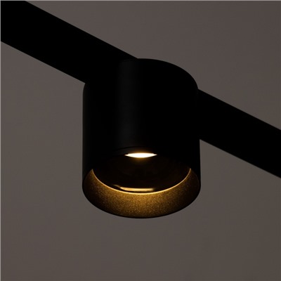 Светильник трековый BayerLux SLIM «Цилинр», LED, 12 Вт, 3000K-6000К, 48 В, CRI90, 8×8×7.5 см, чёрный