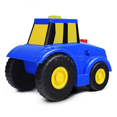 Каталка "Трактор" (25+ сказок, песен и фраз) в коробке