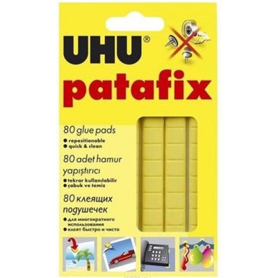 Клеящие подушечки 80 шт. UHU желтые 44390/48763 UHU