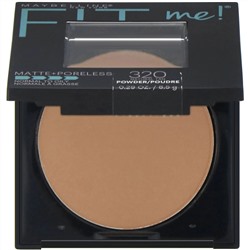 Maybelline, Пудра Fit Me, матирование и маскировка пор, оттенок 320 естественный загар, 8,5 г