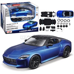 DIY машинка с отверткой die-cast 2023 Nissan Z, 1:24, синяя