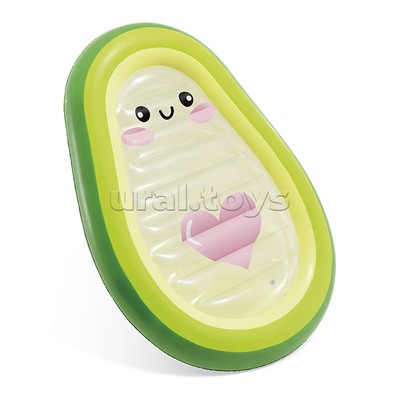 Надувной матрас-плот для плавания 180х124 Авокадо, до 100кг 58739EU INTEX