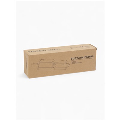 Педаль сустейна Music Life для цифрового пианино, черная, прорезиненная, 23×7.5×5.5 см