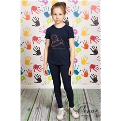 Лосины с лайкрой М21558в