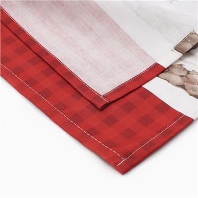 Фартук Этель Happy Holidays 60×70 см, 100% хлопок, саржа 190 г/м²