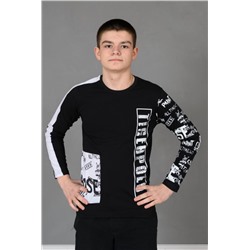 Футболка 83019 подростковая (Черный)