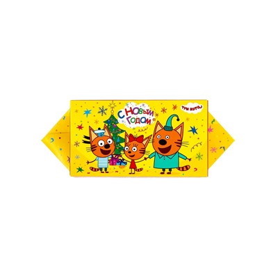 Сладкий новогодний подарок «Три кота!», детский, 400 г